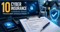 Cyber insurance application showing MFA and cybersecurity controls