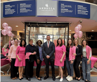 Arbella employees support Dana-Farber during the insurer’s 18th annual Pink Day